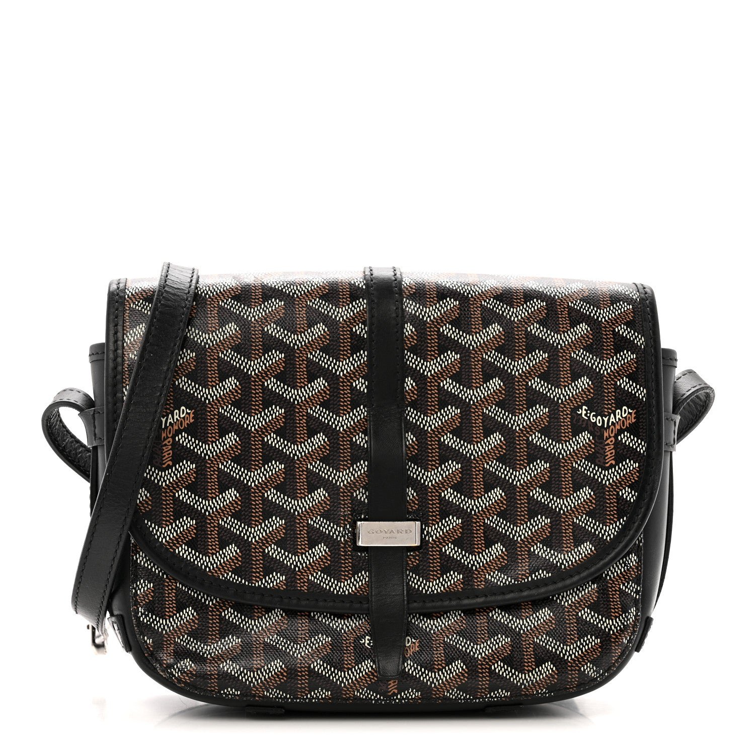 Goyard Goyardine Belvedere II PM Messenger Bag Black