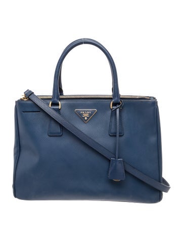 Saffiano Leather Galleria Double Zip Large