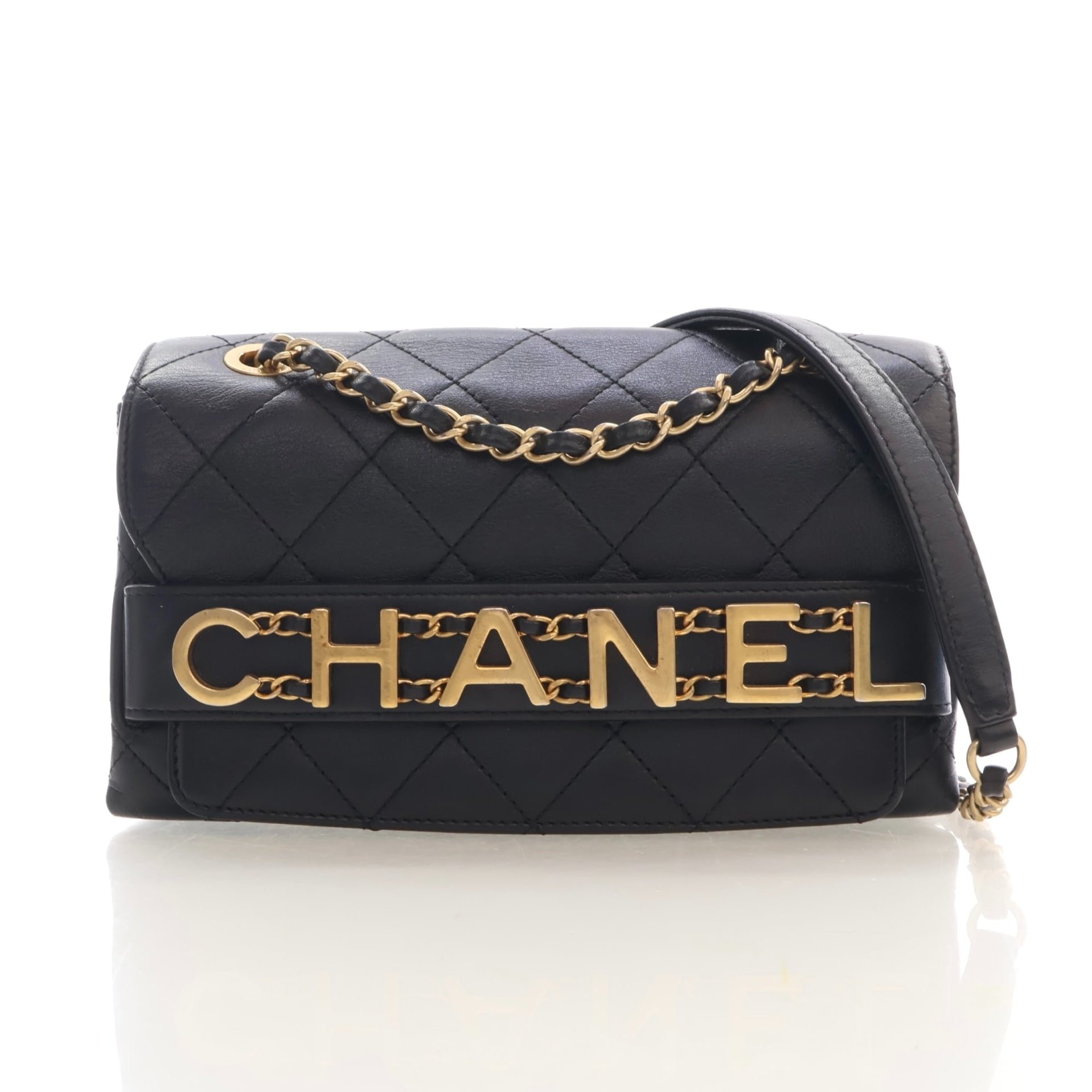 Chanel Small Calfskin Enchained Flap Bag