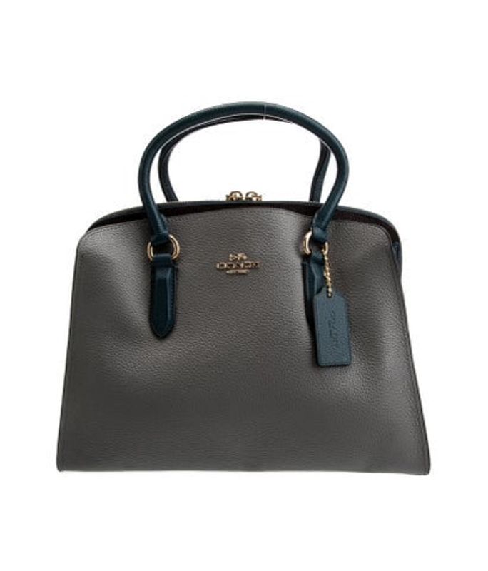 Coach Leather Top Handle Bag