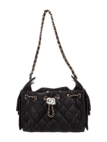 Quilted Denim Mini 25 Hobo