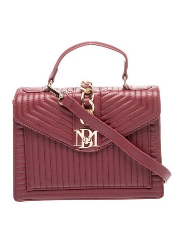 Badgley Mischka Leather Top Handle Bag