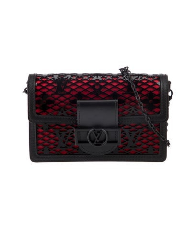 Louis Vuitton Vuitton Lv Monogram Lace Dauphine Chain Wallet