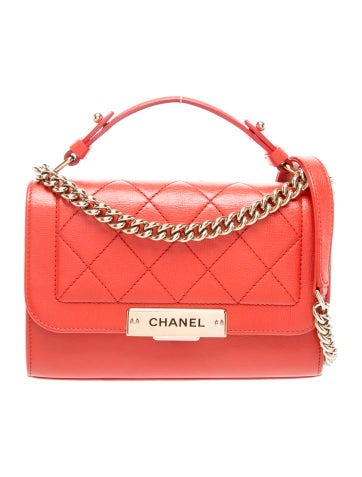 Small Label Click Flap Bag