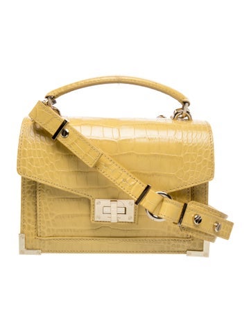 The Kooples Embossed Leather Shoulder Bag