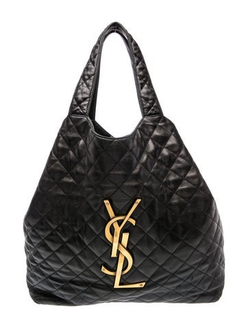 Leather Icare Shopping Tote Maxi