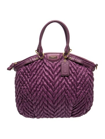 Coach Leather Shoulder Bag