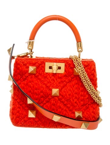 Rockstud Top Handle Bag