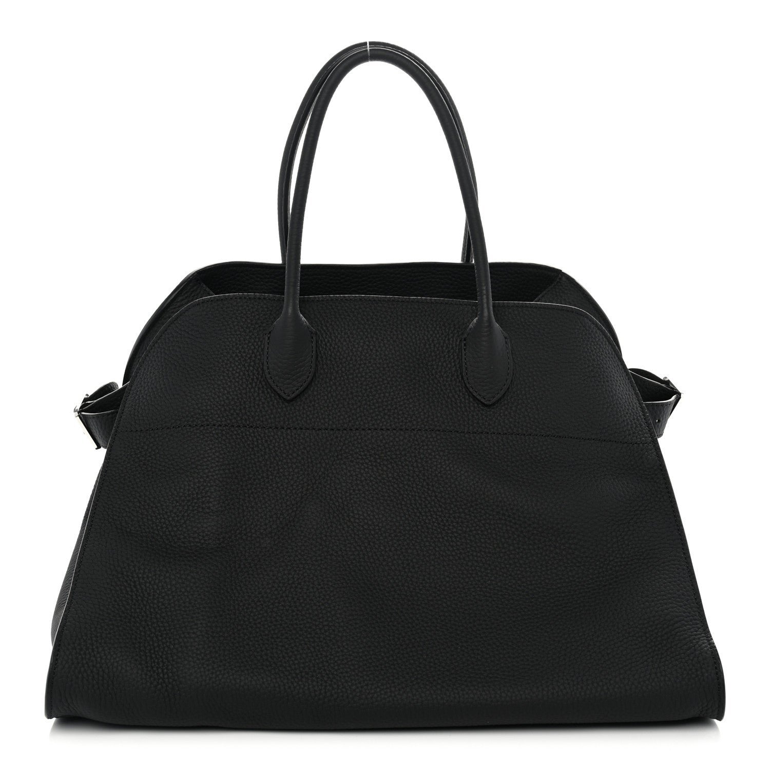 The Row Matte Grained Calfskin Soft Margaux 15 Black
