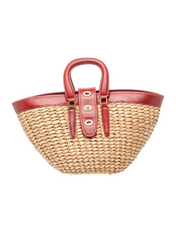 Coach Raffia Bucket Bag