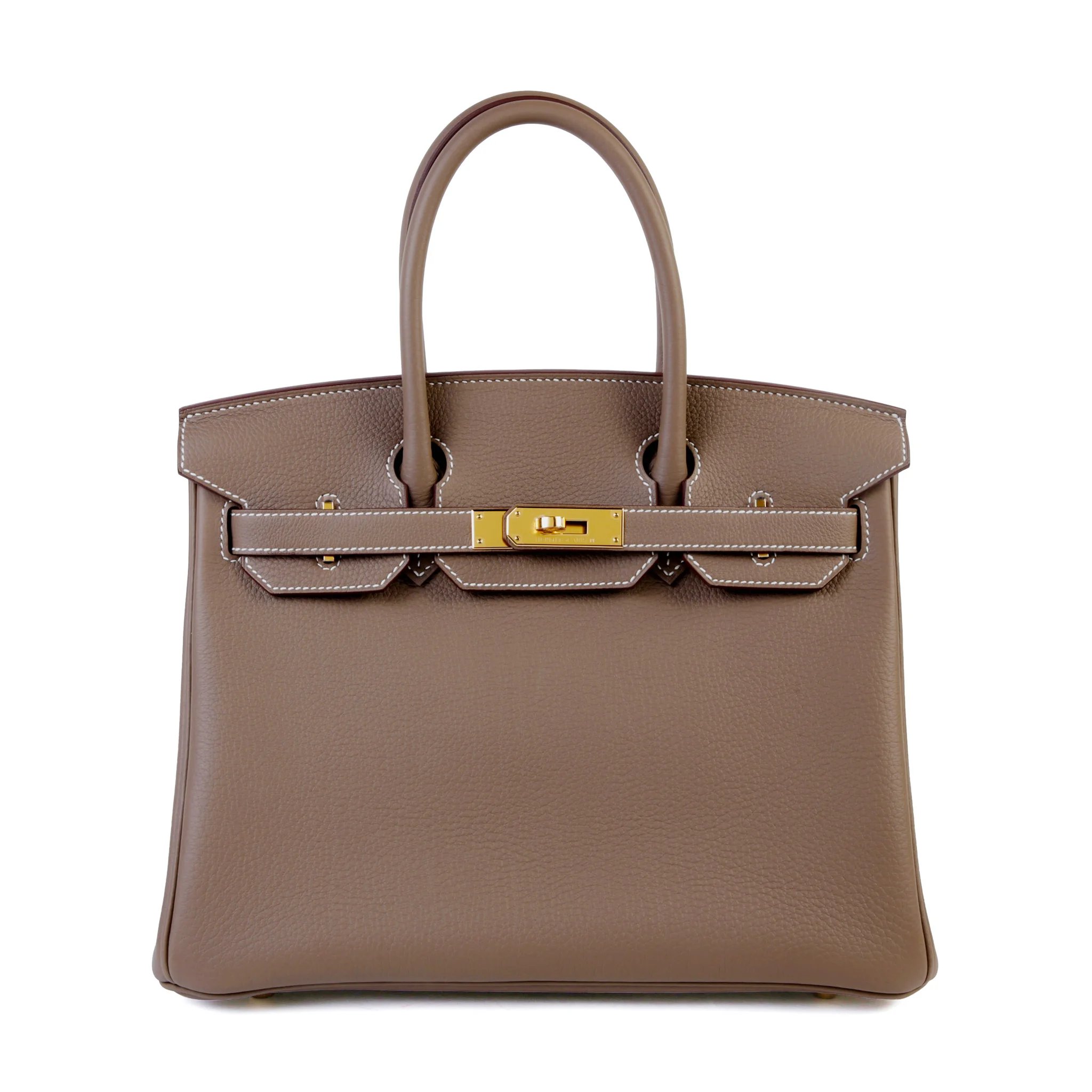 Brand New ( Rank N ) HERMÈS Birkin 30 Etoupe (18) Togo Gold hardware G (2026)