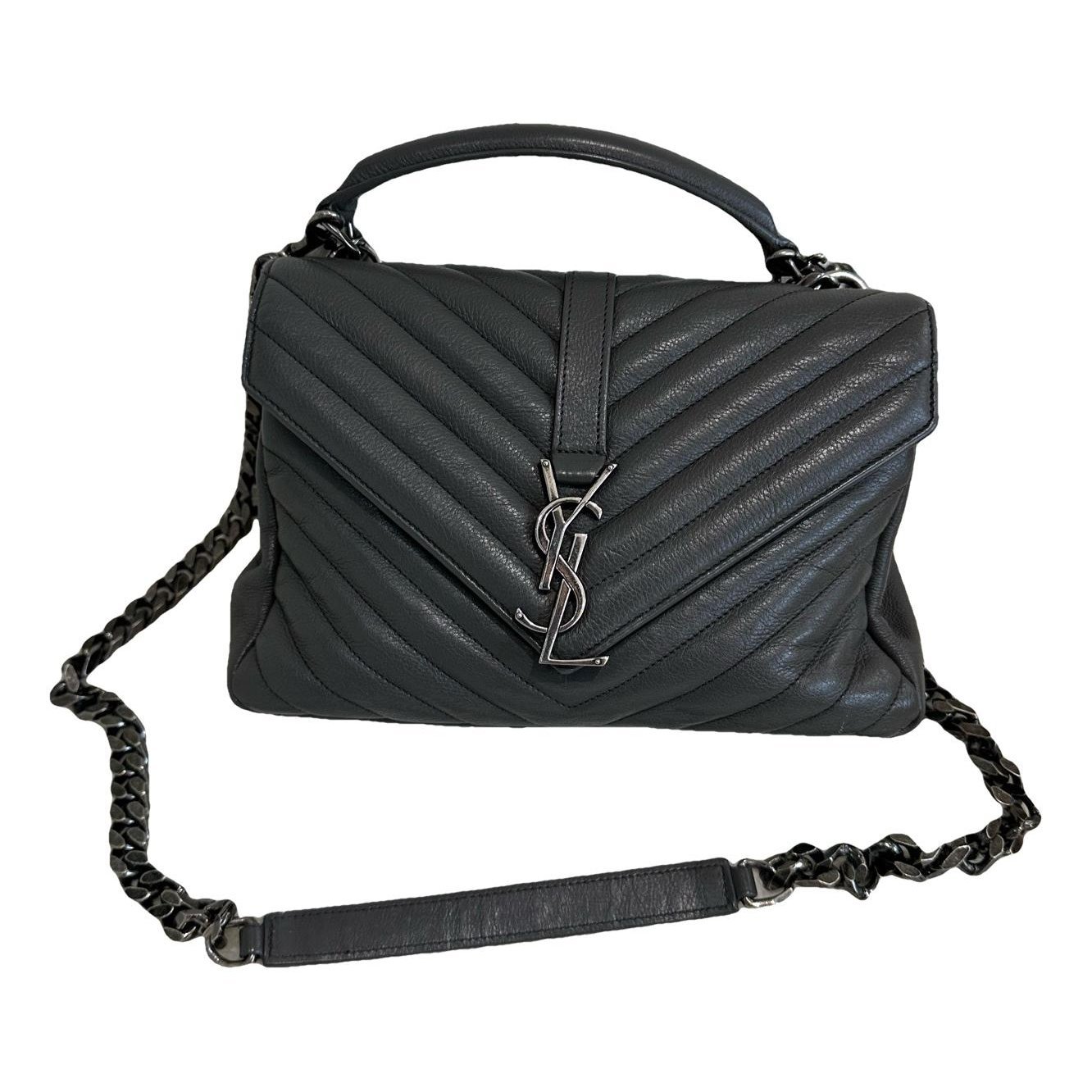 Collége monogramme leather handbag