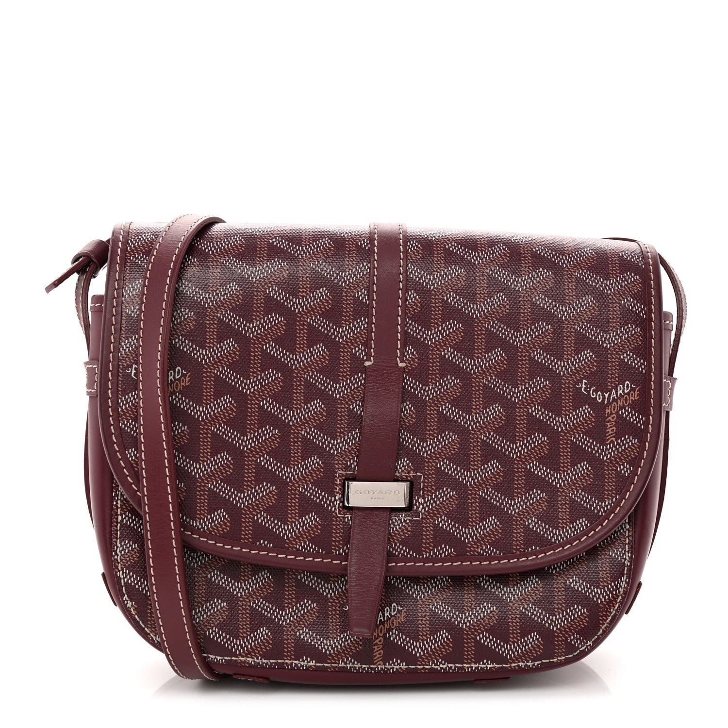 Goyard Goyard Goyardine Belvedere II PM Messenger Bag Bordeaux