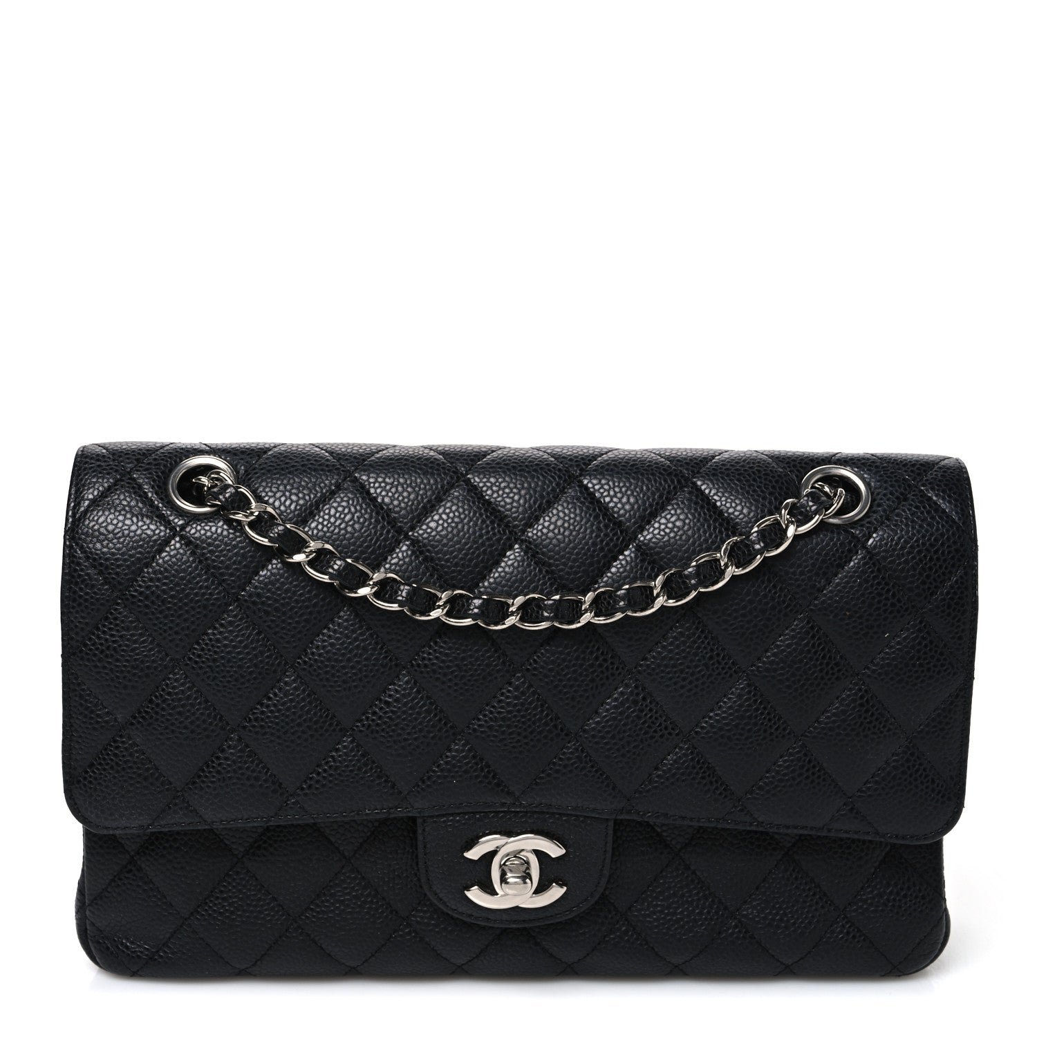 Chanel Caviar Quilted Medium Double Flap Black