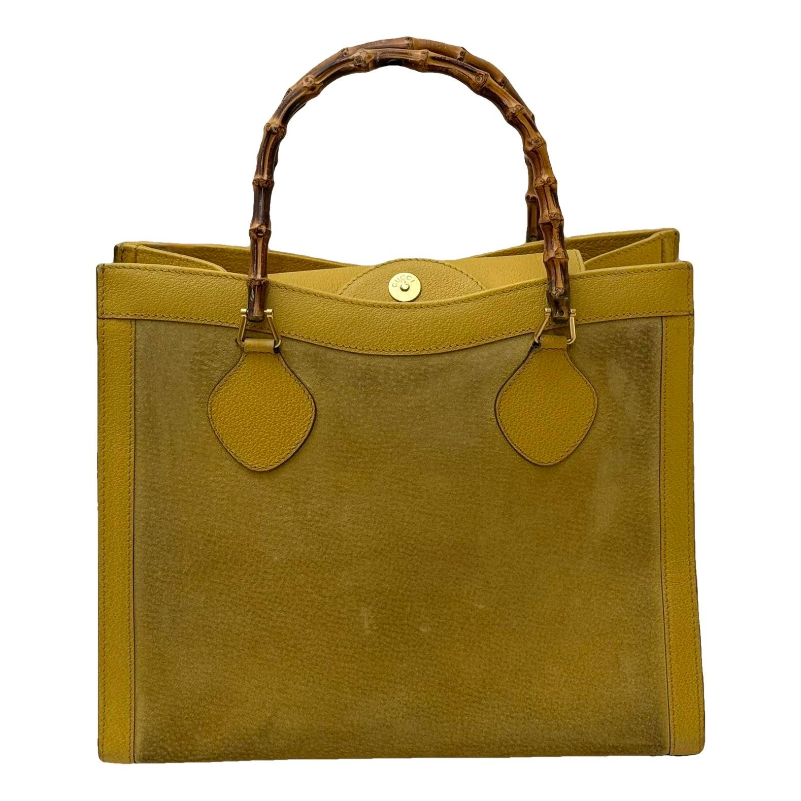 Diana Bamboo leather tote