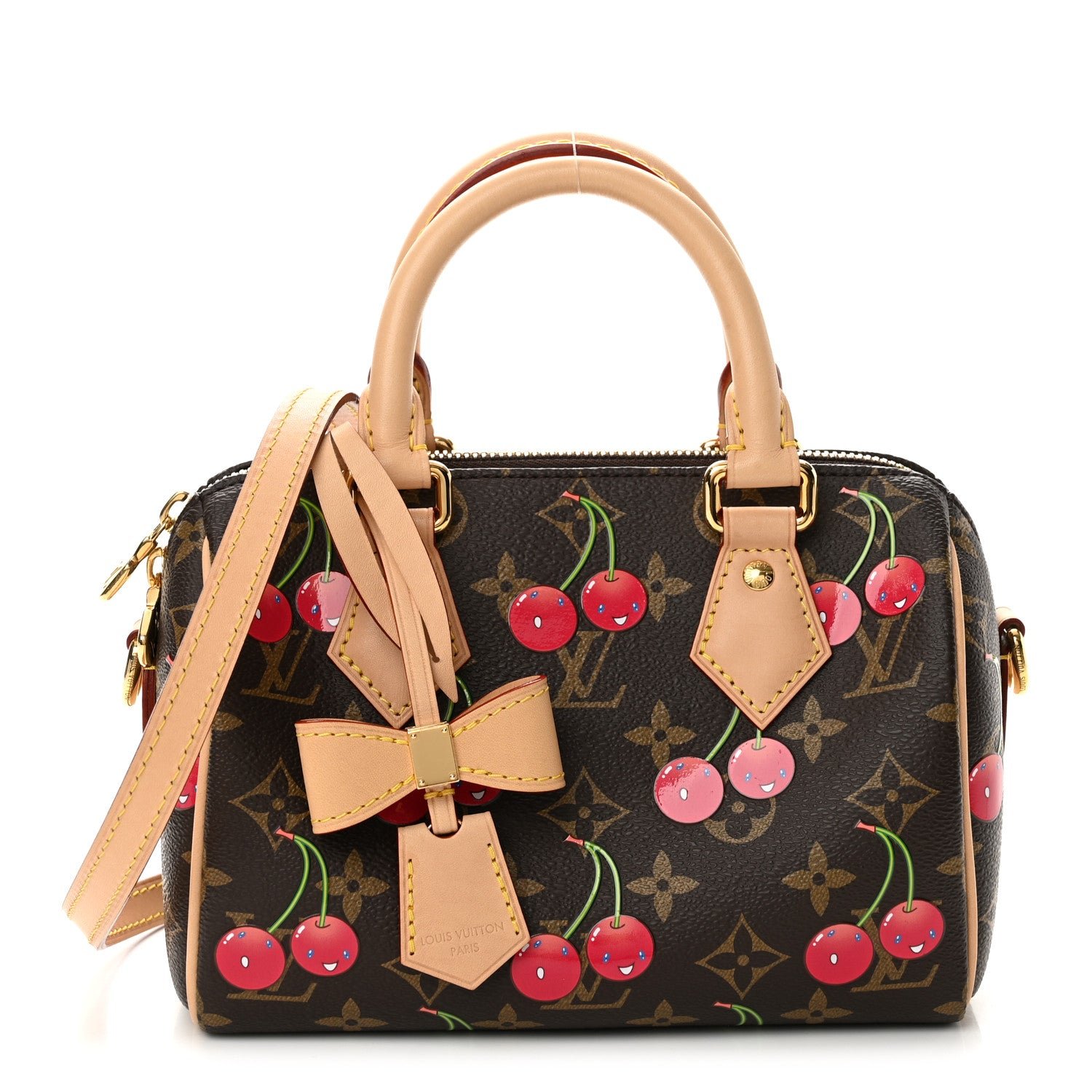 Louis Vuitton LV X TM Monogram Cerises Speedy Bandouliere 20