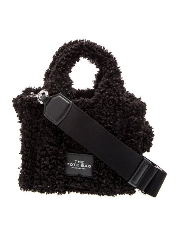 Shearling Top Handle Bag