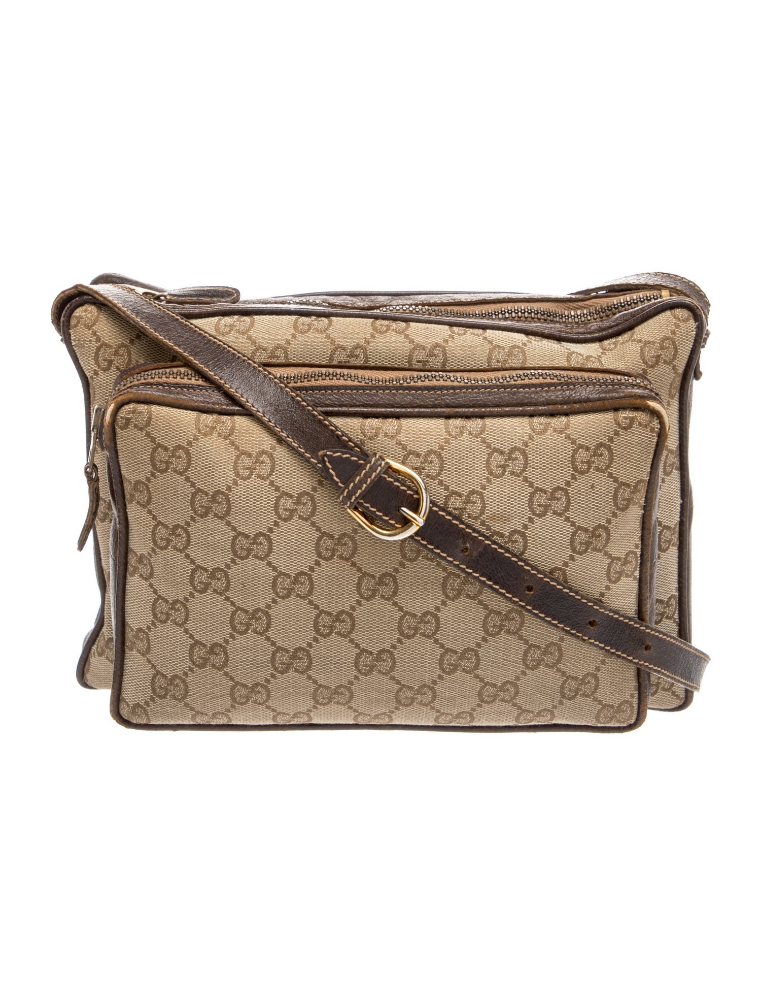 GG Canvas Shoulder Bag Vintage