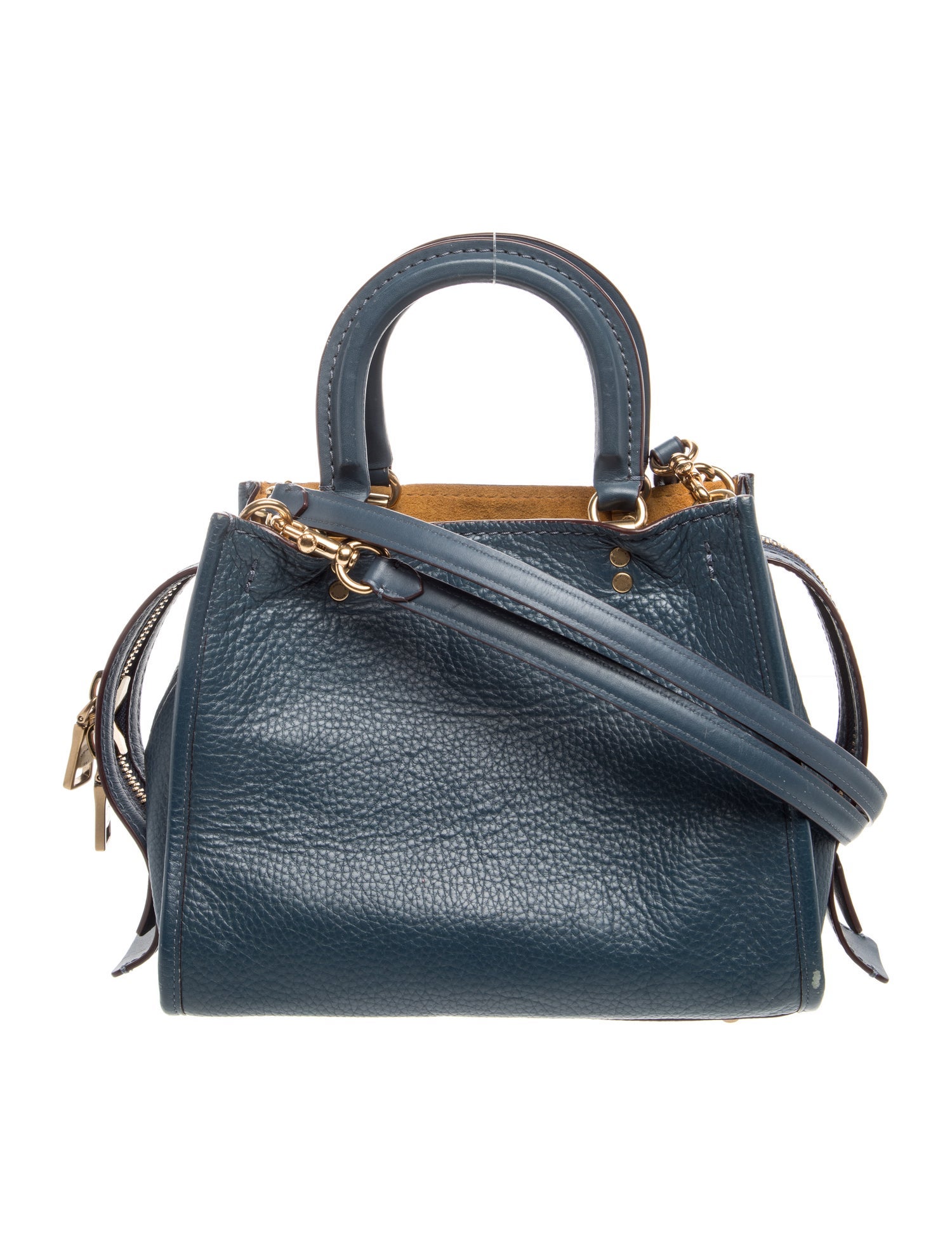 Leather Top Handle Bag