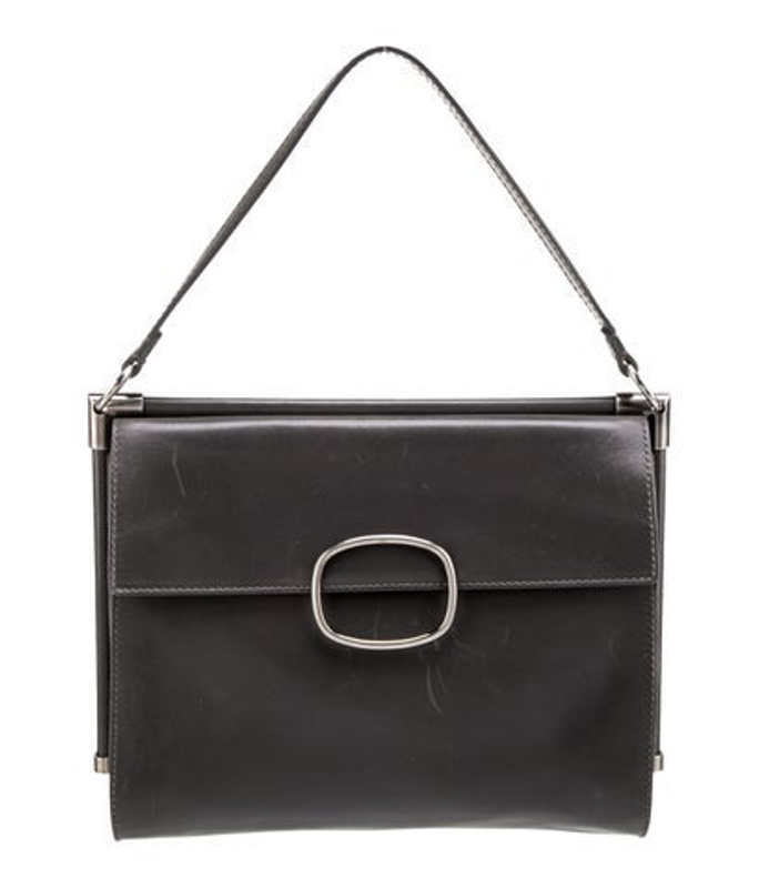 Roger Vivier Vivier Leather Shoulder Bag