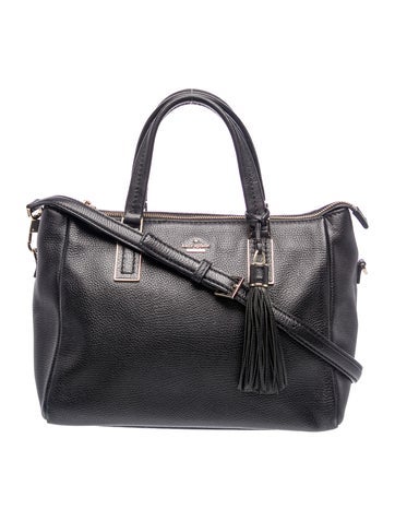 Leather Top Handle Bag