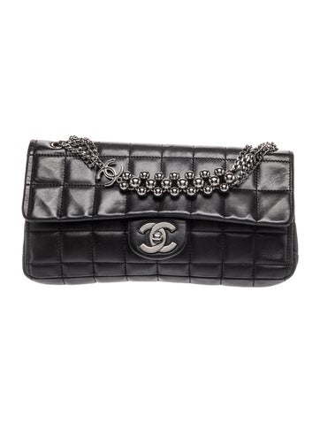 East West Chocolate Bar Flap Bag