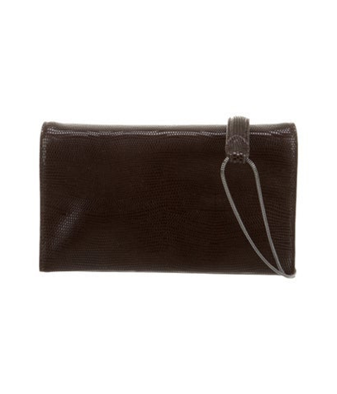 Brunello Cucinelli Cucinelli Embossed Leather Clutch