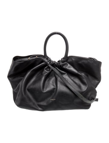 Leather Top Handle Bag
