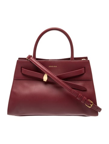 Leather Top Handle Bag