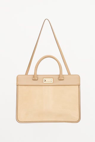 Max Mara Hair & Leather Hollywood Bag