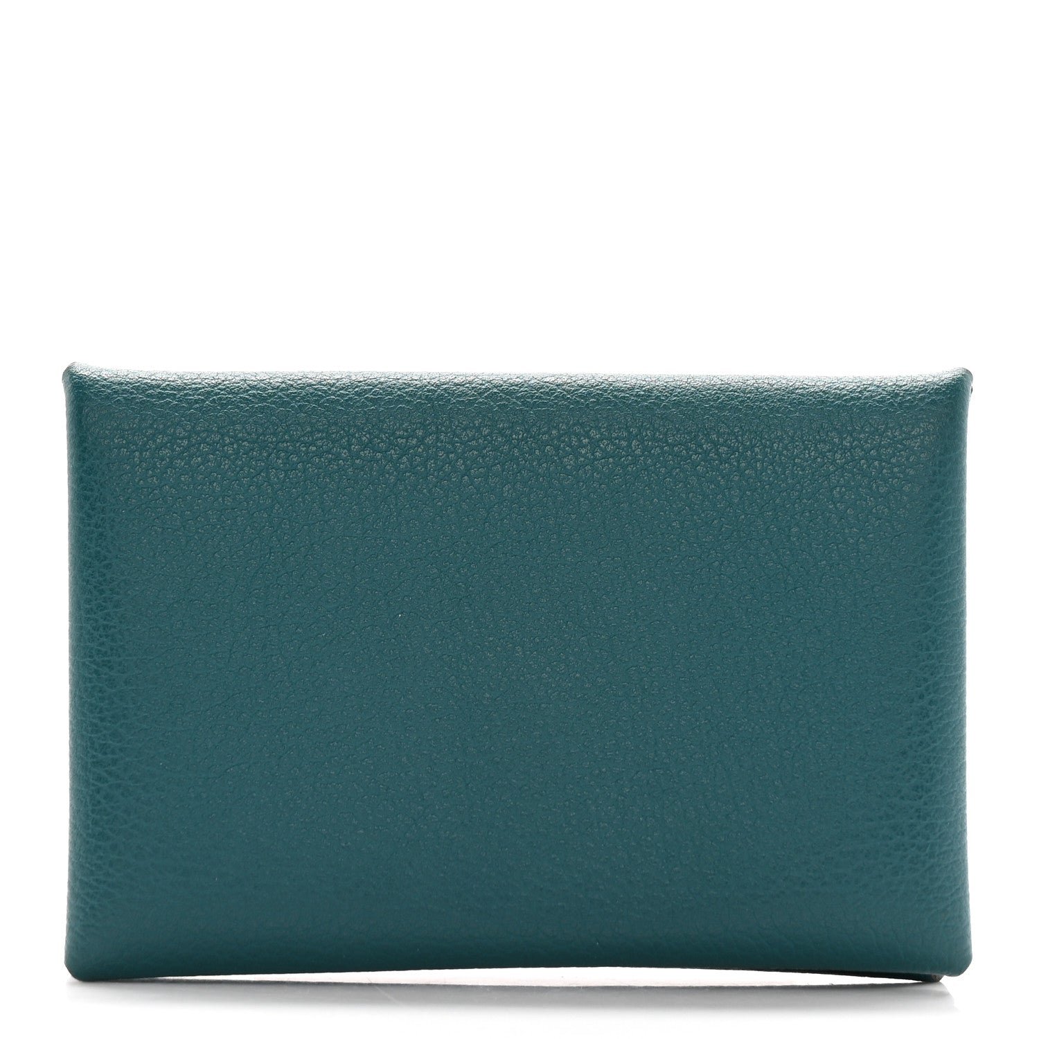 Hermes Chevre Mysore Calvi Card Case Vert Bosphore