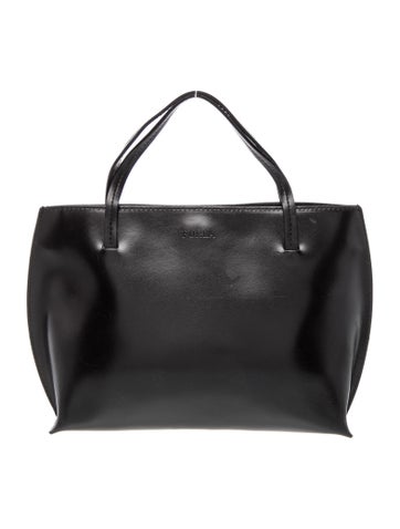 Leather Top Handle Bag