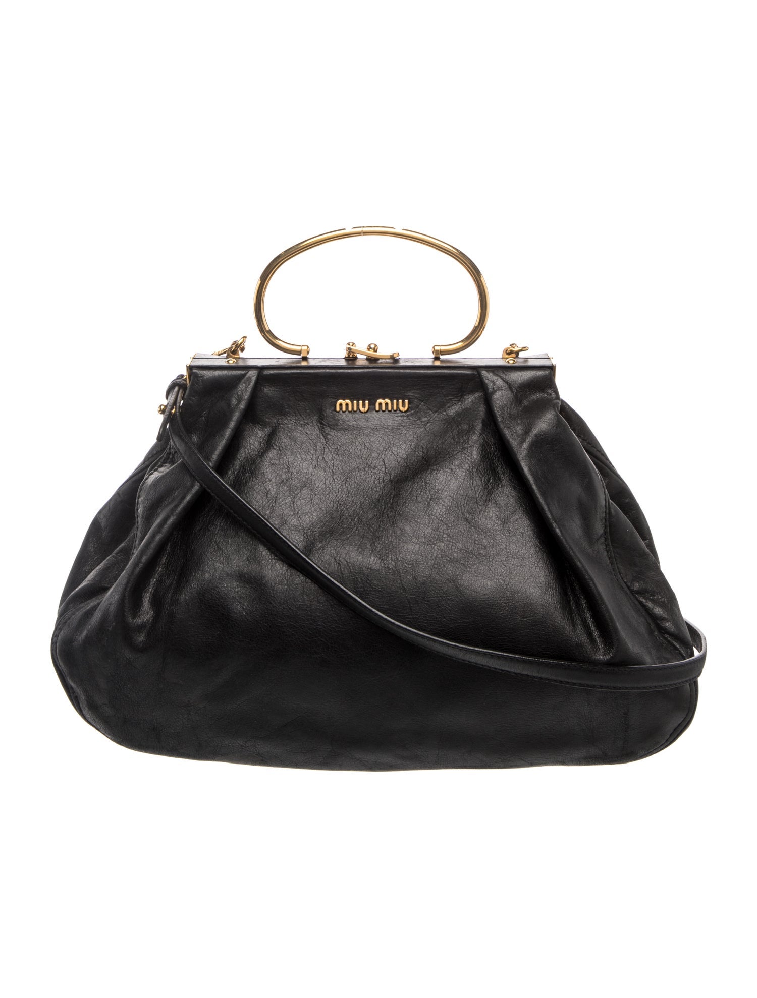Leather Top Handle Bag