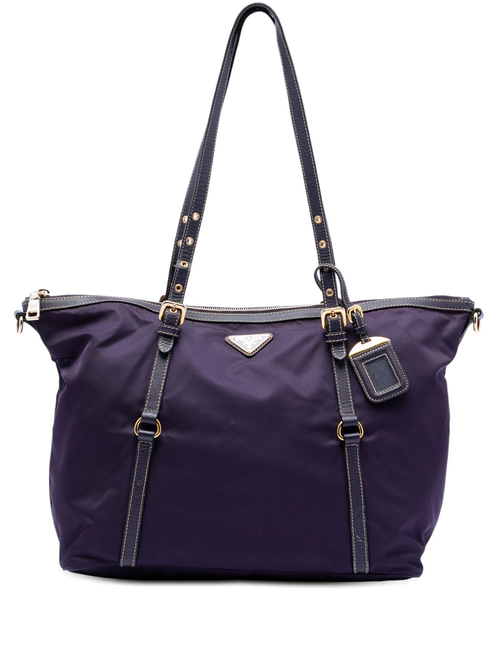 2013-2026 Saffiano Trimmed Tessuto satchel