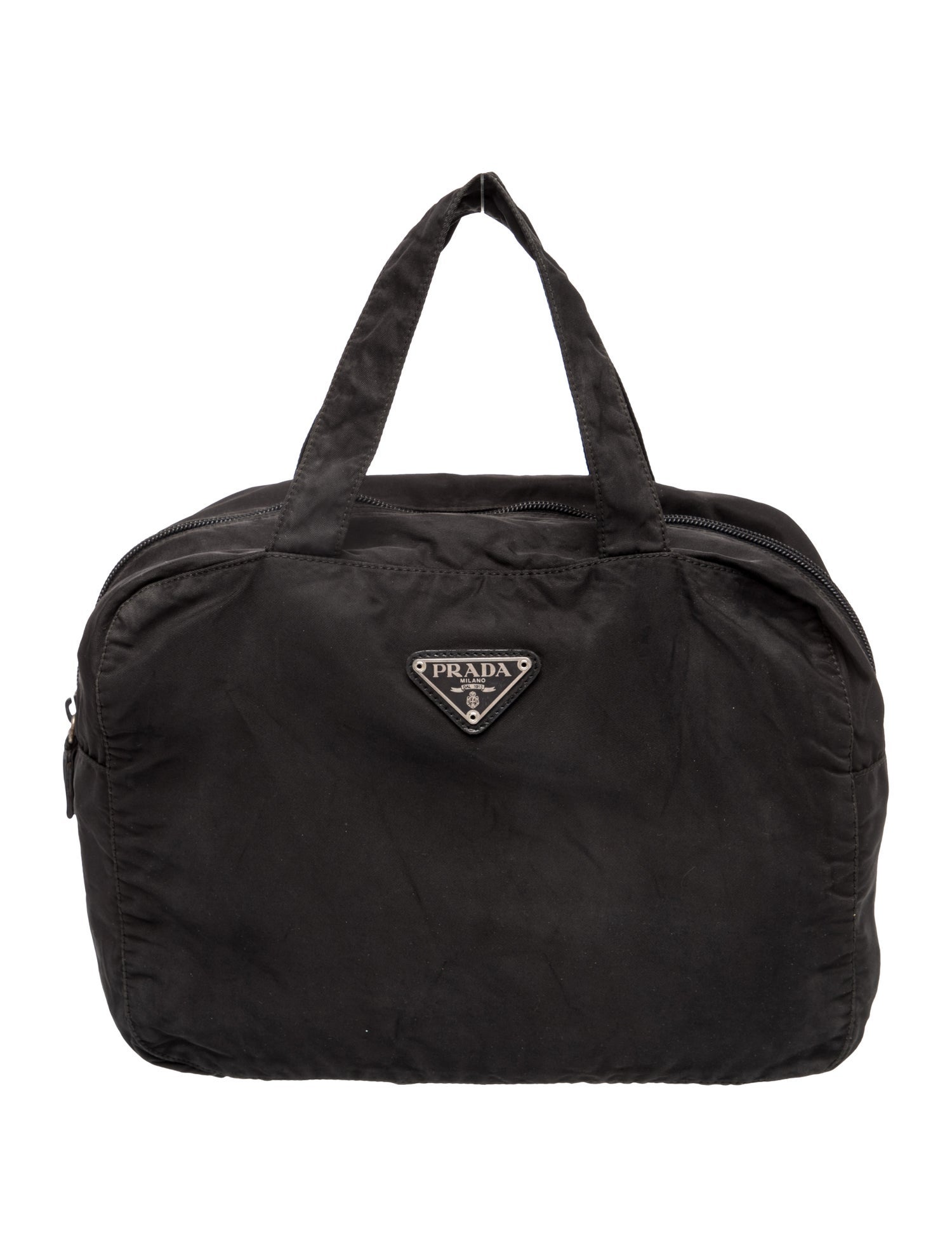 Tessuto Nylon Top Handle Bag Vintage