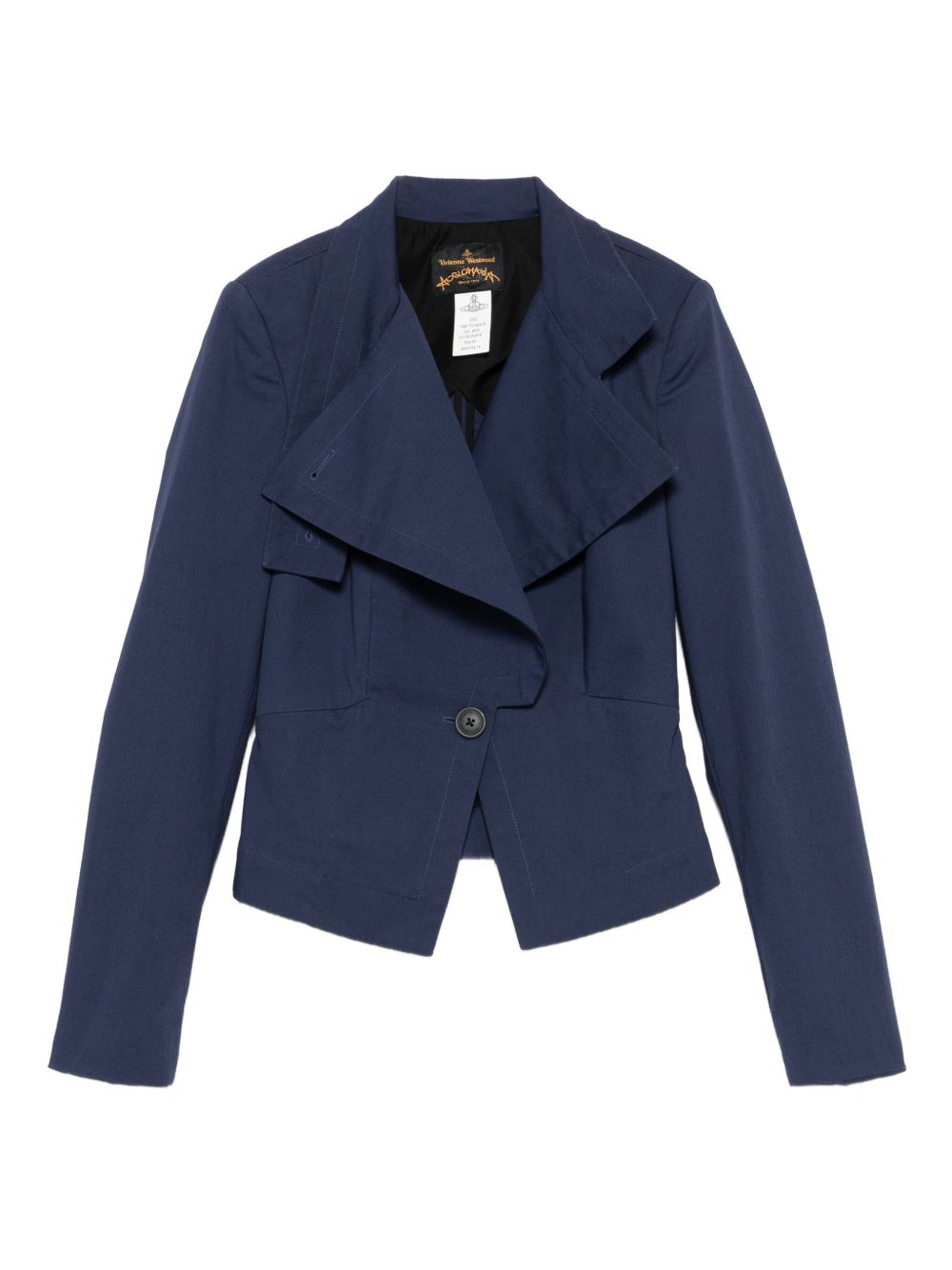 Vivienne Westwood 2014 asymmetrical flap jacket