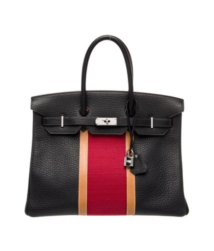 Hermes Club Fjord Barenia Crinoline Birkin 35