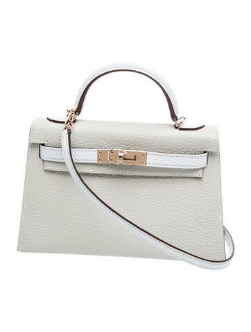 Hermes 2024 Special Order Chevre Mysore Mini Kelly II Sellier 20