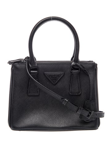 Saffiano Leather Galleria Double Zip Mini