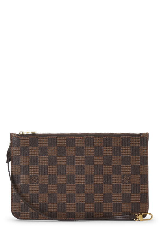 Louis Vuitton Damier Ebene Neverfull Pouch GM NM