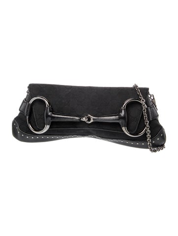 GG Canvas Horsebit Chain