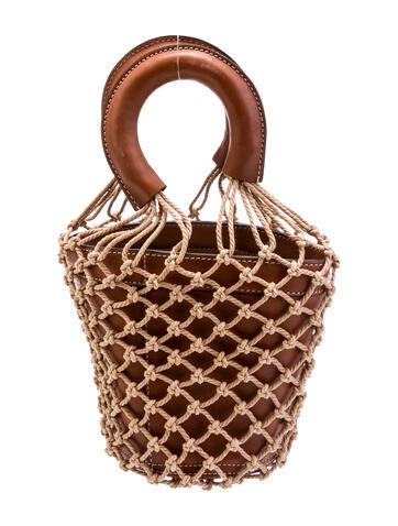 Staud Leather Top Handle Bag