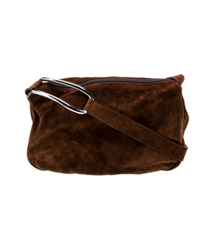 Furla Suede Shoulder Bag