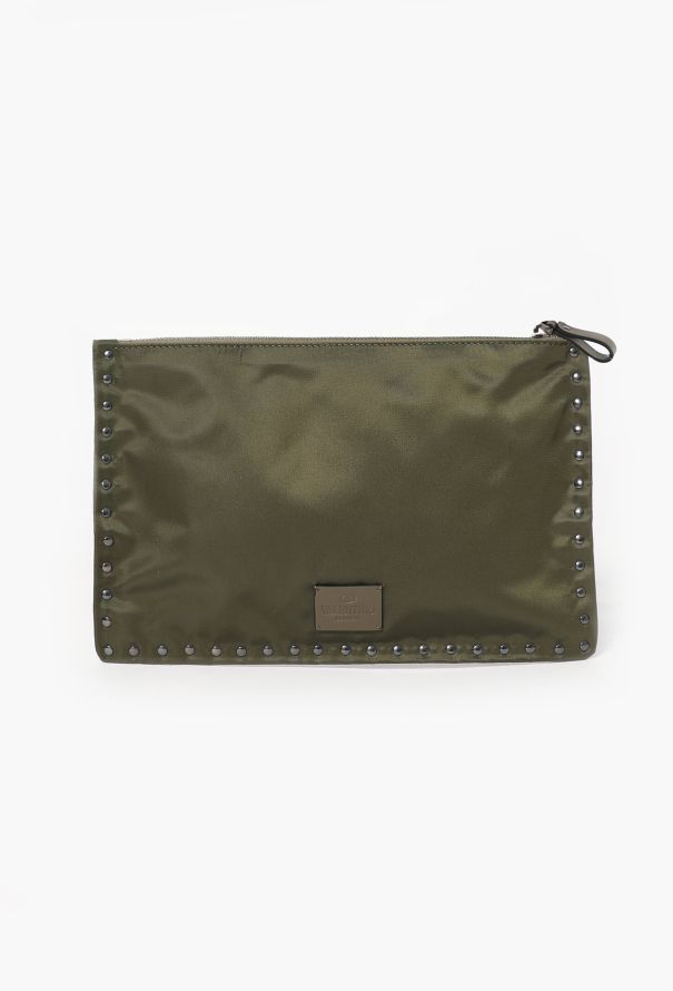Valentino Nylon Rockstud Pouch