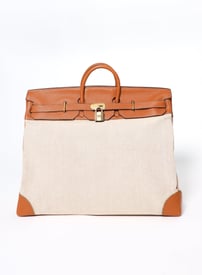 Hermes Toile H and Leather HAC 55