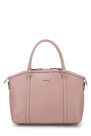 Gucci Pink Microguccissima Dome Satchel Large