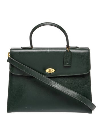 Leather Top Handle Bag