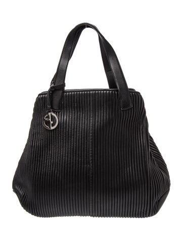 Leather Top Handle Bag