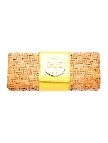 Tory Burch Straw Clutch