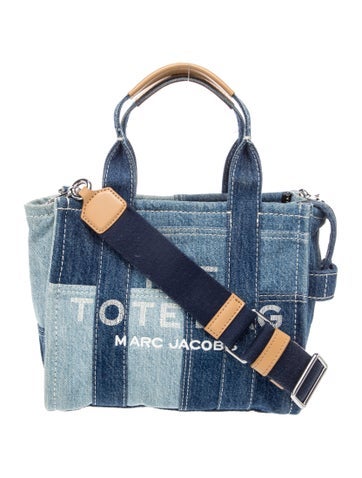 Denim Top Handle Bag